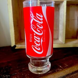 Vintage 1970s Coca-cola Glass